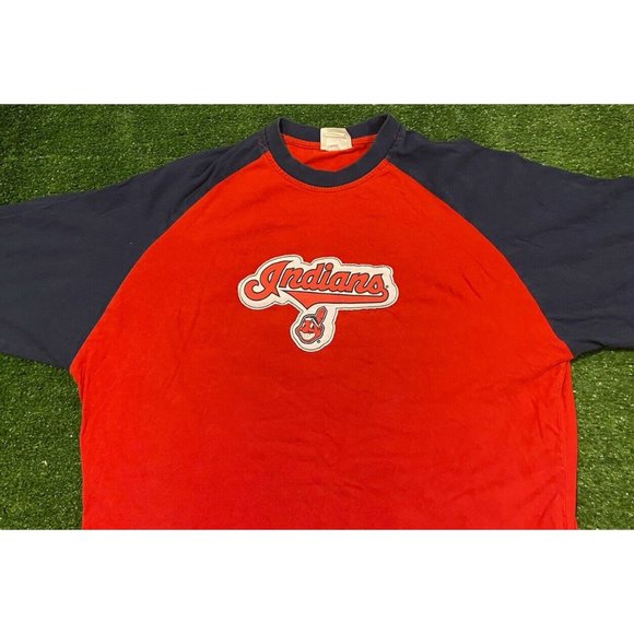 Vintage Retro Y2K Lee Sport Cleveland Indians Chief Wahoo t-shirt XL MLB - Picture 4 of 10